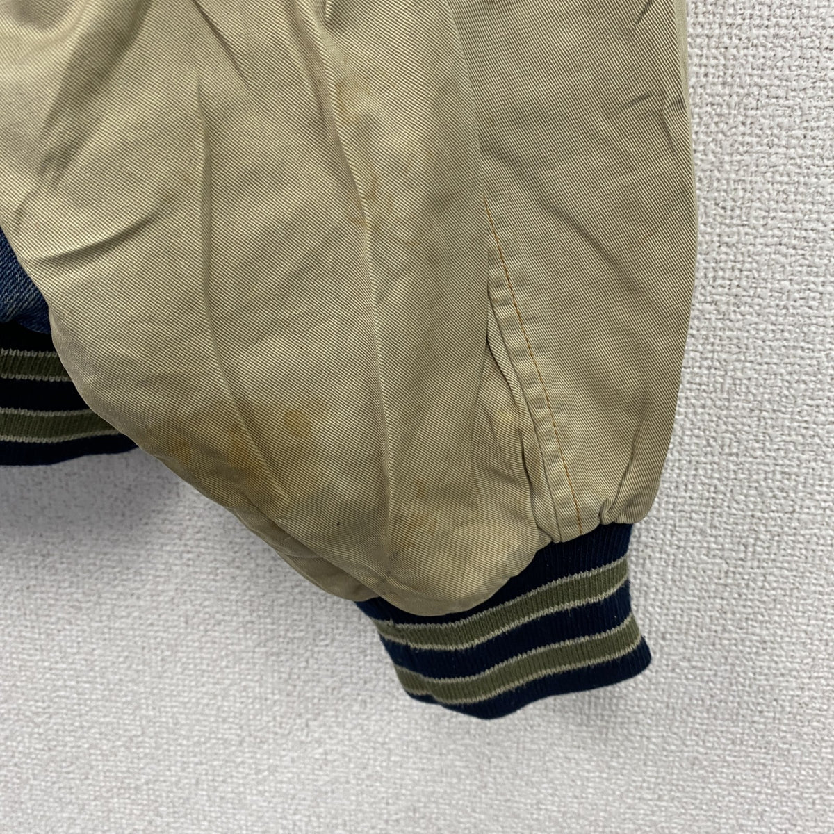 ～00s　GEAR　デニムスタジャン　ヴィンテージ　中綿入り　インディゴ　Lサイズ　古着