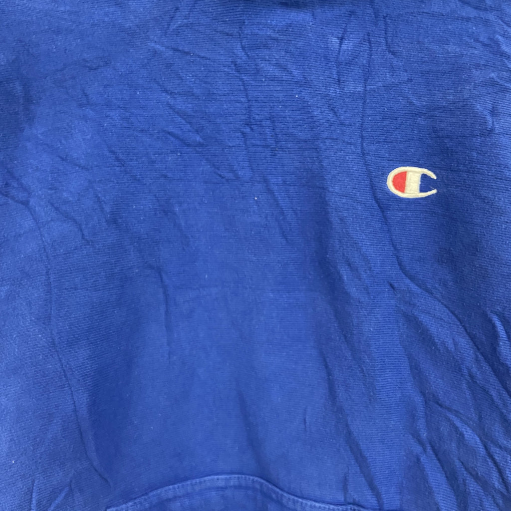 Champion　チャンピオン　リバースウィーブ　スウェットパーカー/フーディー　青　ブルー　Lサイズ　古着