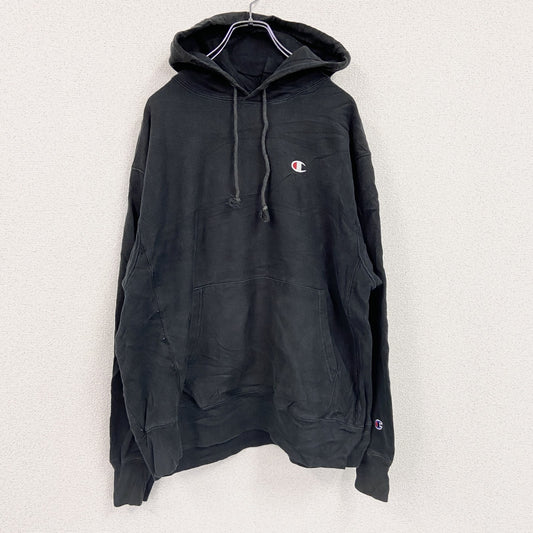 Champion　チャンピオン　リバースウィーブ　スウェットパーカー/フーディー　黒　ブラック　Lサイズ