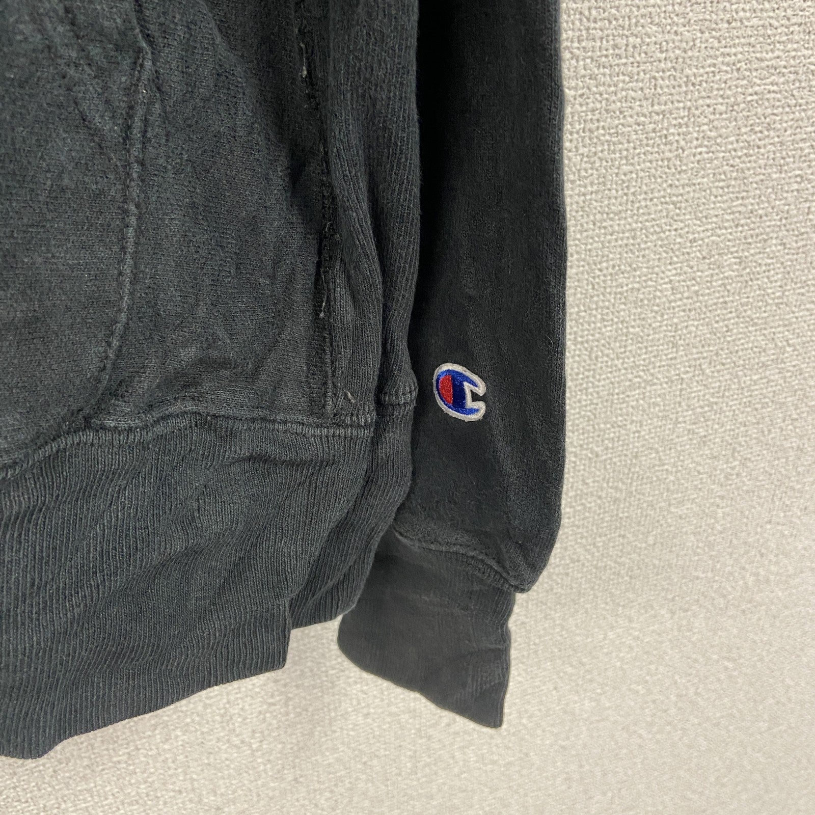 Champion　チャンピオン　リバースウィーブ　スウェットパーカー/フーディー　黒　ブラック　Lサイズ　古着