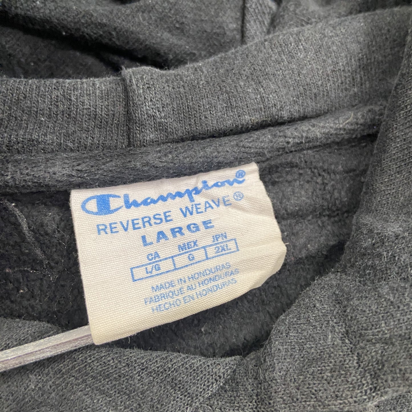 Champion　チャンピオン　リバースウィーブ　スウェットパーカー/フーディー　黒　ブラック　Lサイズ