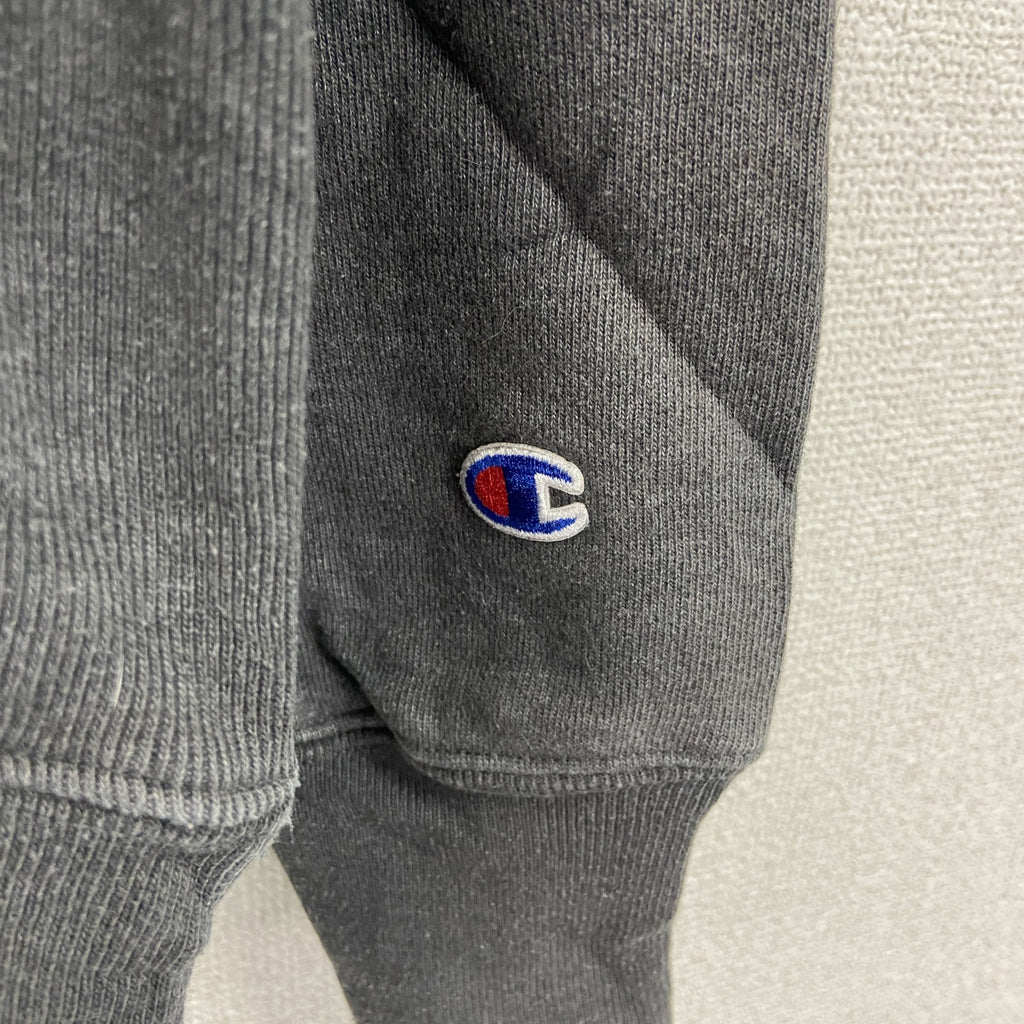 Champion　チャンピオン　リバースウィーブ　スウェットパーカー/フーディー　灰色　グレー　Mサイズ トレーナー スウェットトップス フード付き 古着