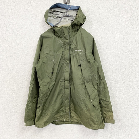 Columbia　コロンビア　OMNI-TECH　ナイロンジャケット　マウンテンパーカー　緑　グリーン　Lサイズ