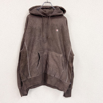 Champion　チャンピオン　リバースウィーブ　スウェットパーカー/フーディー　茶色　ブラウン　Lサイズ