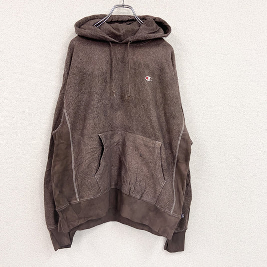Champion　チャンピオン　リバースウィーブ　スウェットパーカー/フーディー　茶色　ブラウン　Lサイズ