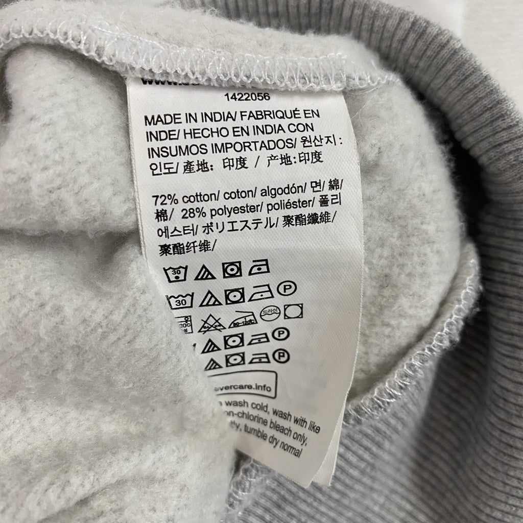 CALVIN KLEIN JEANS　カルバンクラインジーンズ　スウェット/トレーナー　デカロゴ　灰色　霜降りグレー　Lサイズ　古着