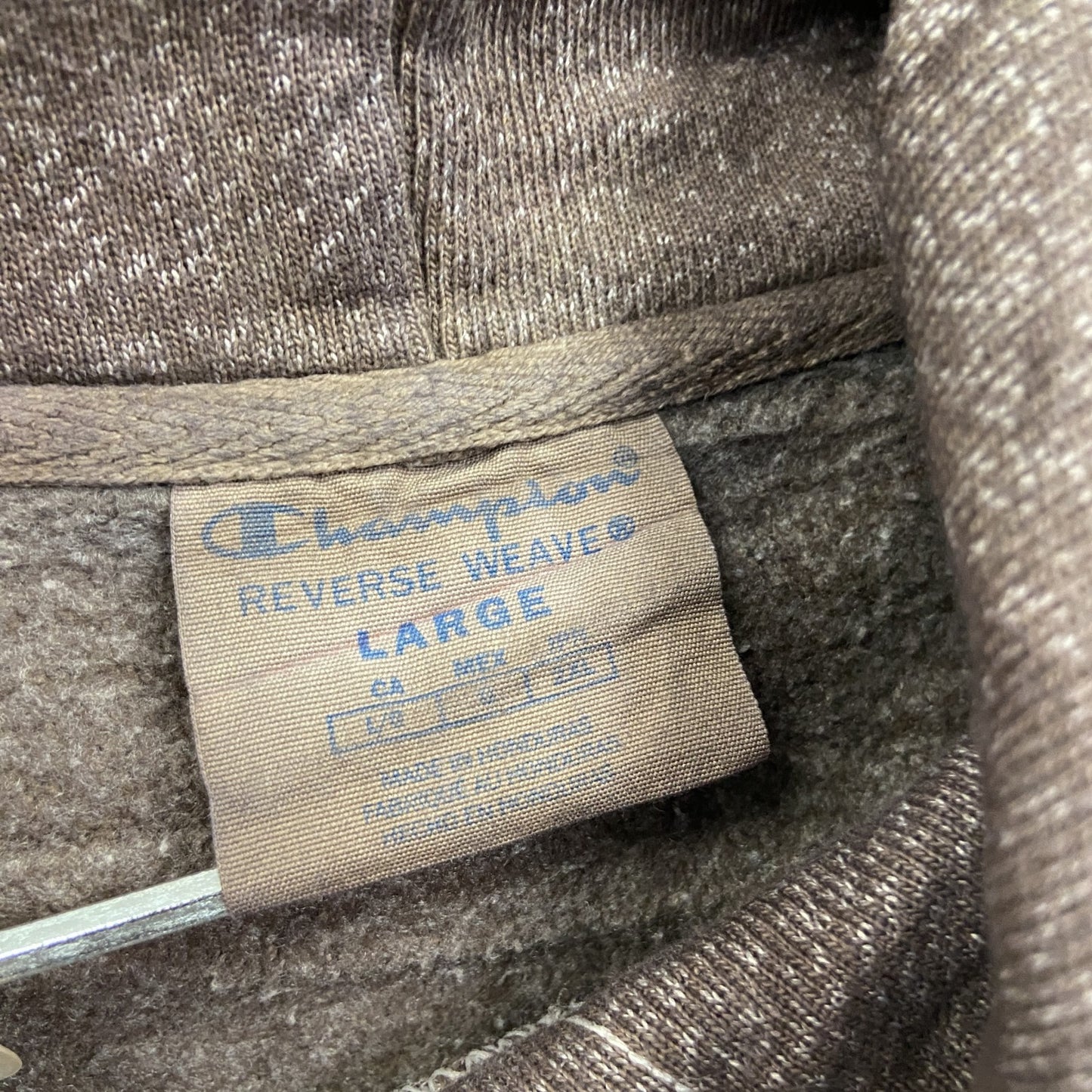 Champion　チャンピオン　リバースウィーブ　スウェットパーカー/フーディー　茶色　ブラウン　Lサイズ