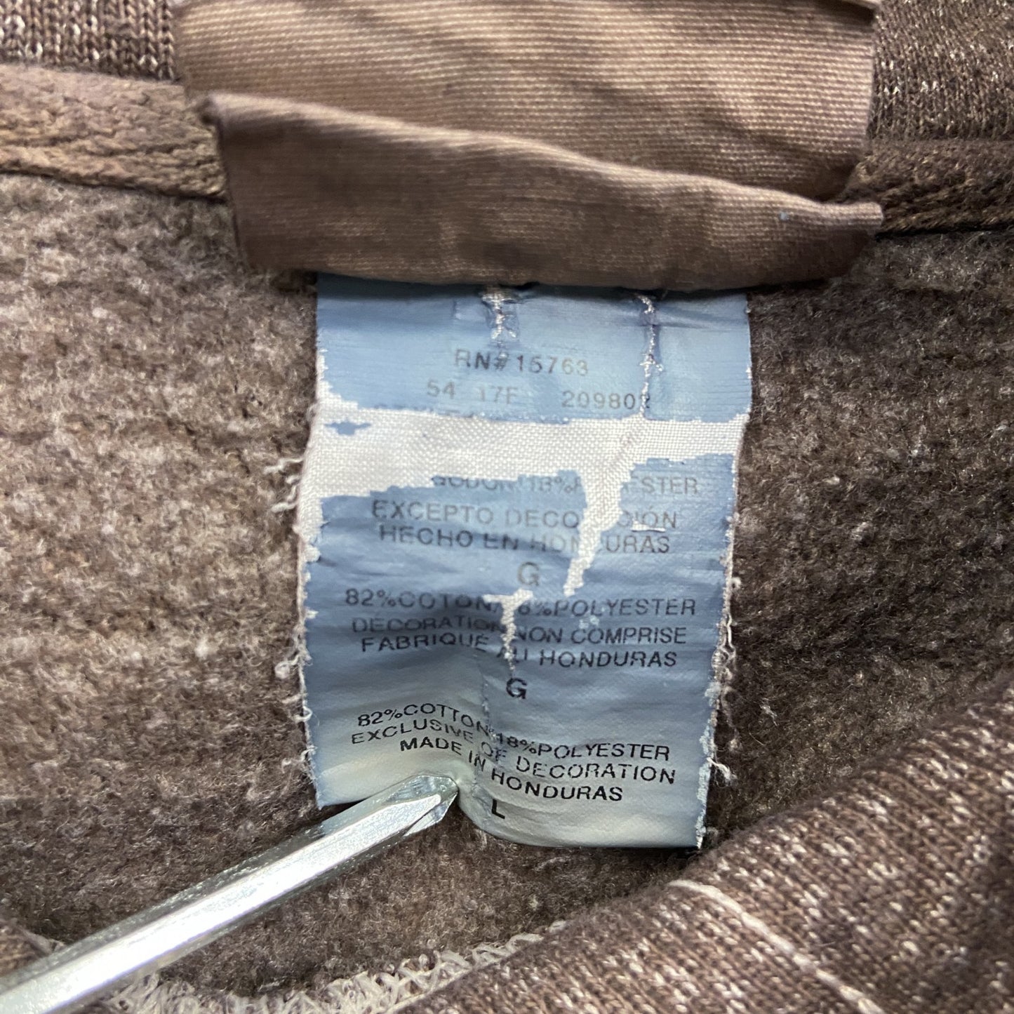 Champion　チャンピオン　リバースウィーブ　スウェットパーカー/フーディー　茶色　ブラウン　Lサイズ