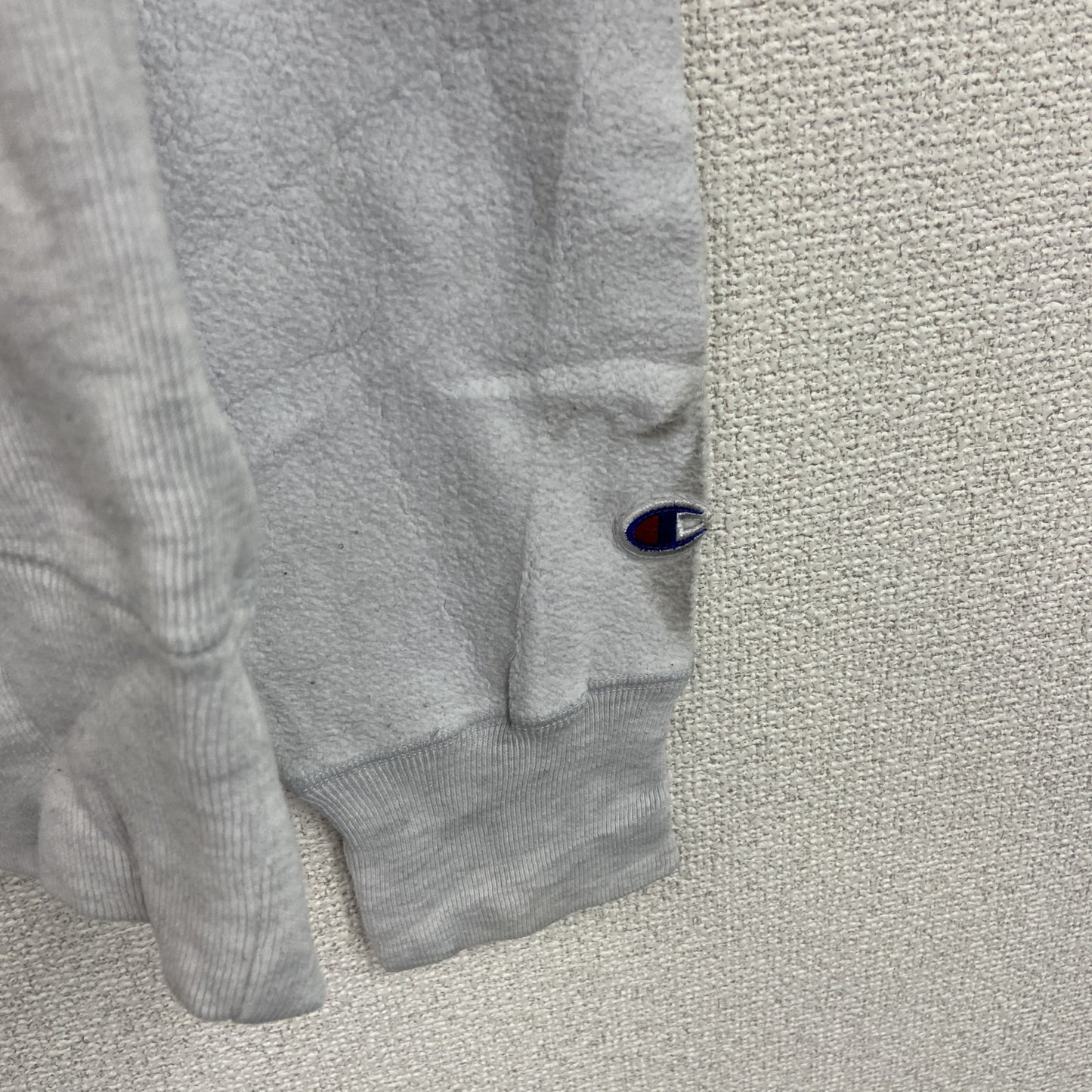 Champion　チャンピオン　リバースウィーブ　フリーススウェット/トレーナー　灰色　ライトグレー　Lサイズ