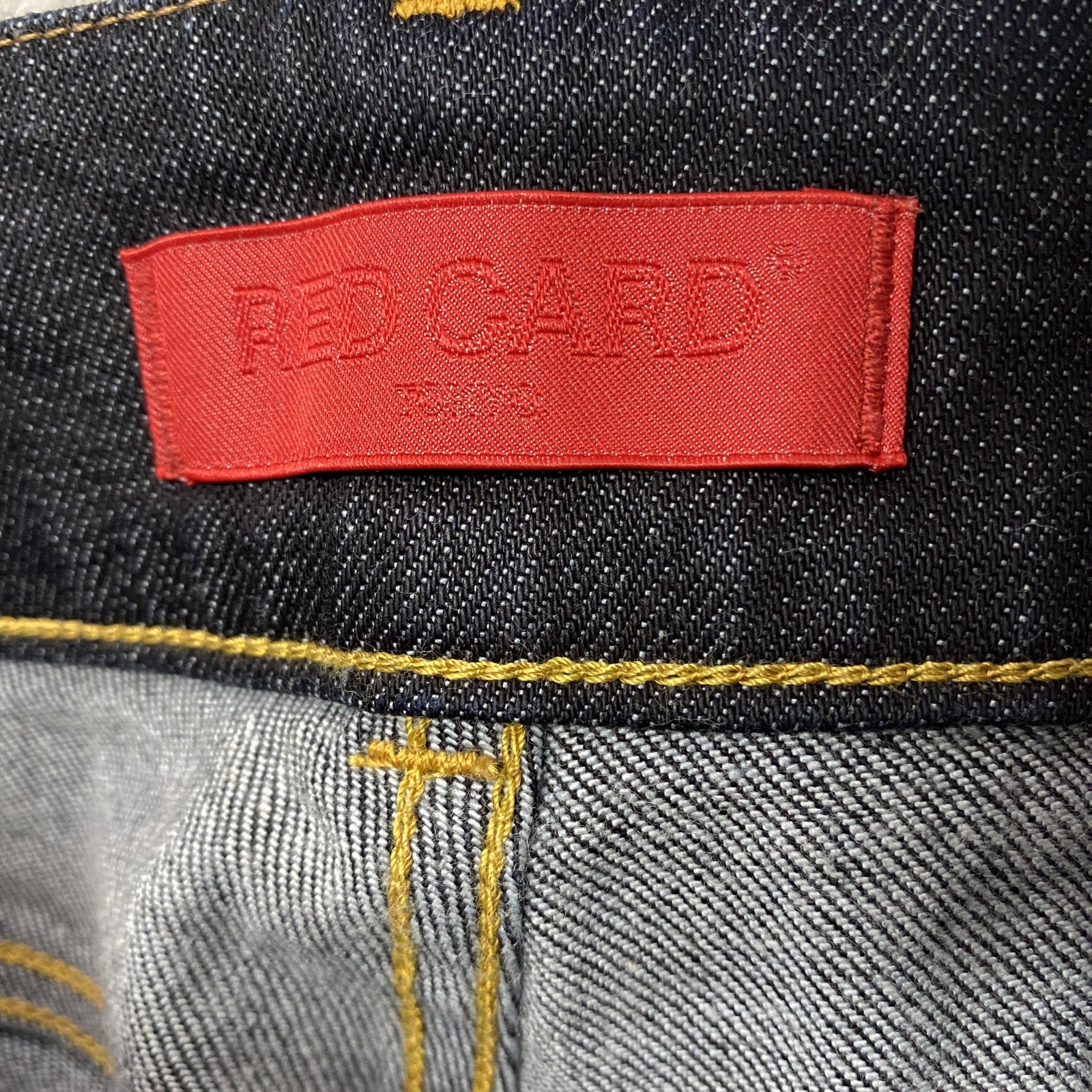 RED CARD　レッドカード　ハイウエストデニムパンツ/ジーンズ　インディゴ　23サイズ　古着