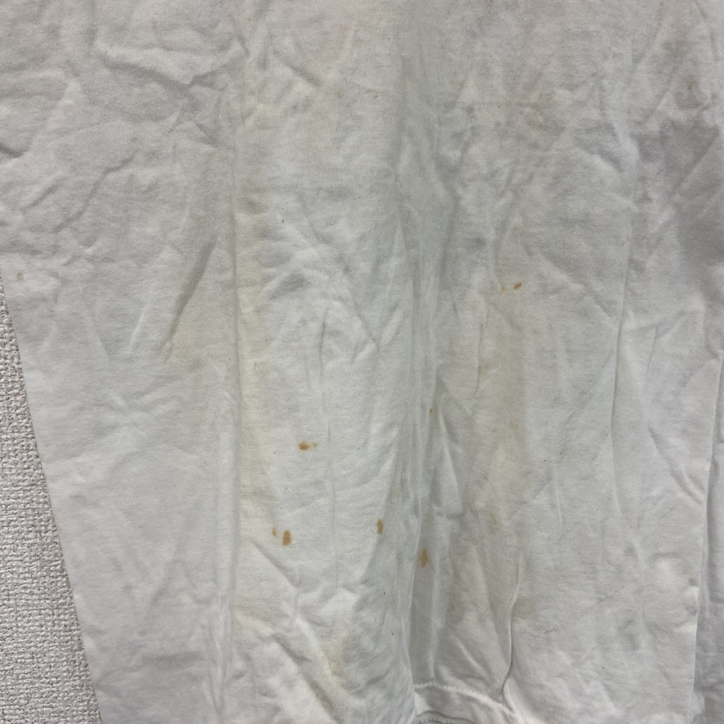 ONEITA　TURN ONE　半袖プリントTシャツ　白　ホワイト　Lサイズ カットソー メンズ コットン 古着