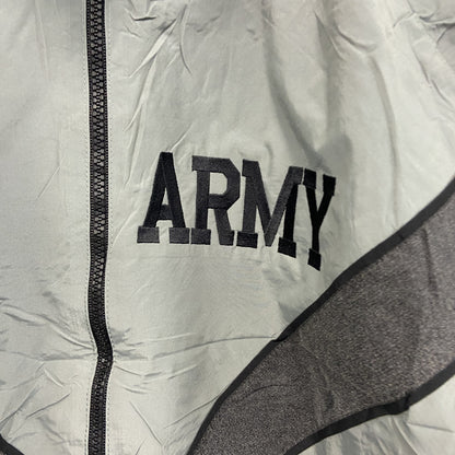 米軍　U.S.ARMY　トレーニングジャケット　ナイロンジャケット　グレー　Mサイズ