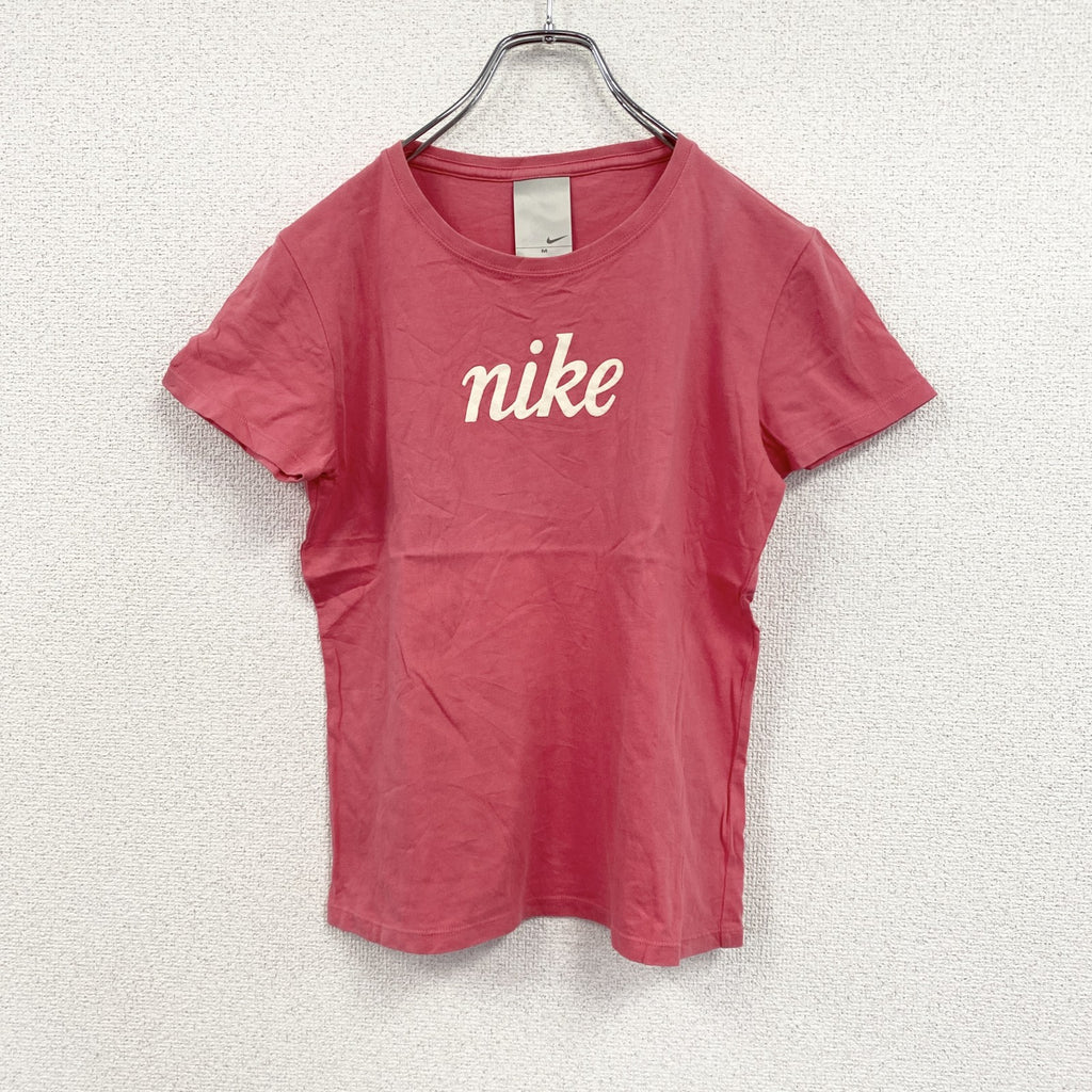 NIKE　ナイキ　半袖プリントTシャツ　ピンク　Mサイズ　古着