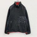 NIKE ACG　ナイキエーシージー　フルジップフリースジャケット/ボアジャケット　リバーシブル　黒　ブラック　赤　レッド　Mサイズ　古着