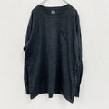 POLO by RALPH LAUREN　ラルフローレン　長袖Tシャツ/ロンT　ダークグレー　XLサイズ　古着