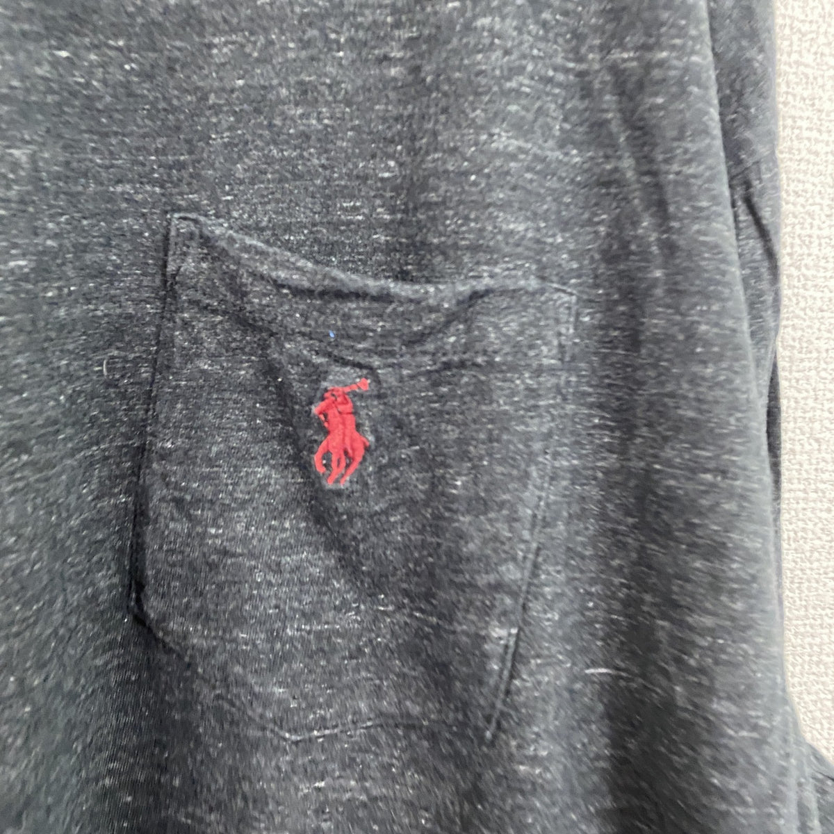 POLO by RALPH LAUREN　ラルフローレン　長袖Tシャツ/ロンT　ダークグレー　XLサイズ　古着