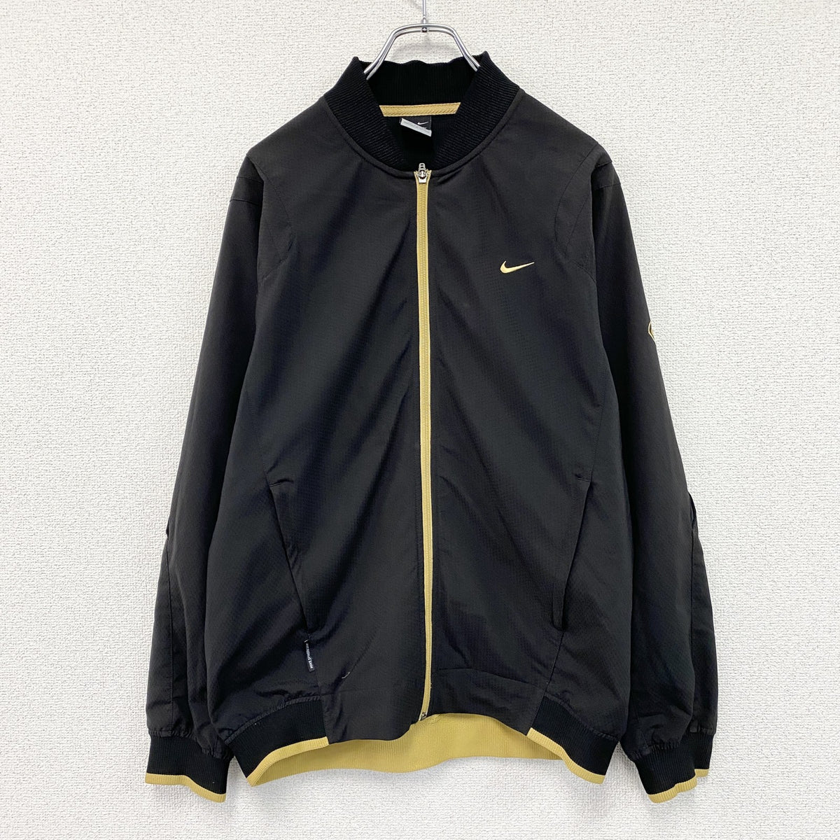 NIKE　ナイキ　フルジップジャケット　黒　ブラック　Lサイズ　古着