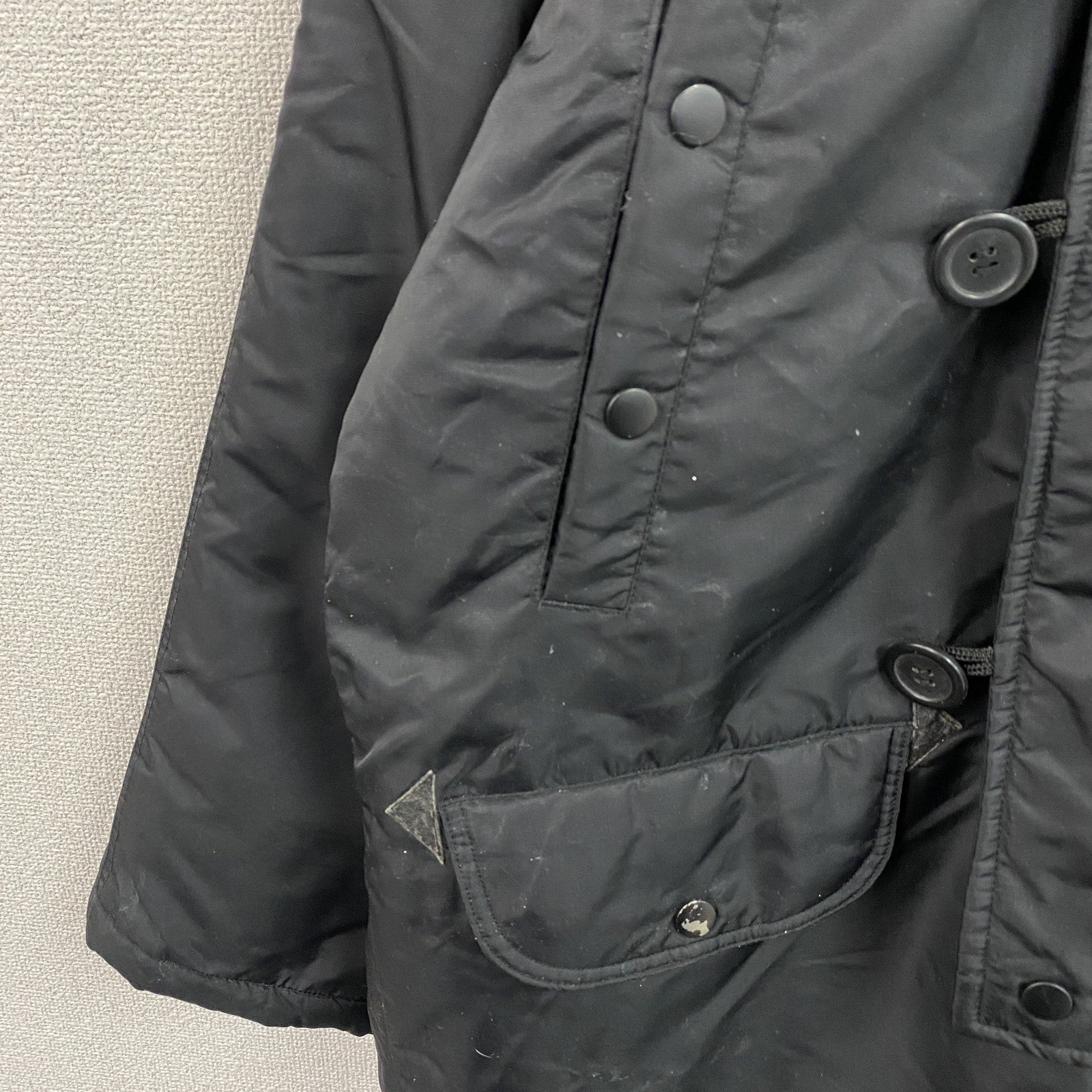 VIRGIN VOYAGE　バージンボヤージュ　N-3Bタイプ　フライトジャケット　黒　ブラック　Lサイズ　　古着