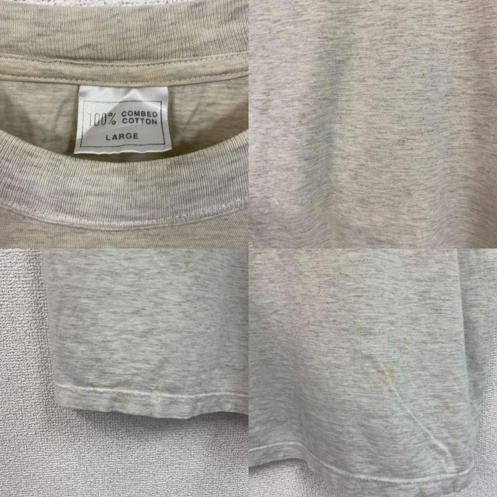 ～00s　メン・ゼイ・クドゥント・ハング　半袖プリントバンドTシャツ　SIX PACK　ヴィンテージ　灰色　霜降りグレー　Lサイズ　古着