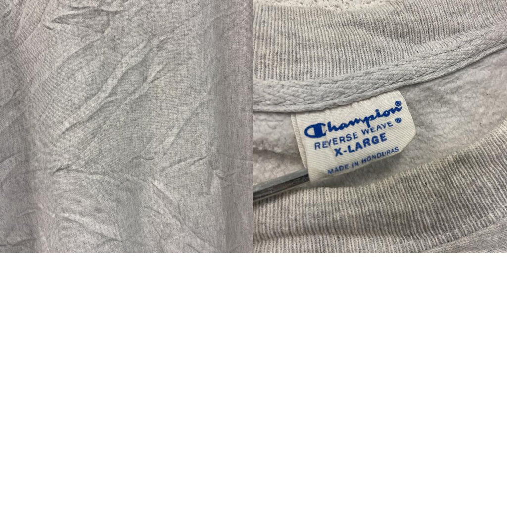 Champion　チャンピオン　リバースウィーブ　スウェット/トレーナー　アーチプリント　単色タグ　復刻　灰色　グレー　XLサイズ　古着