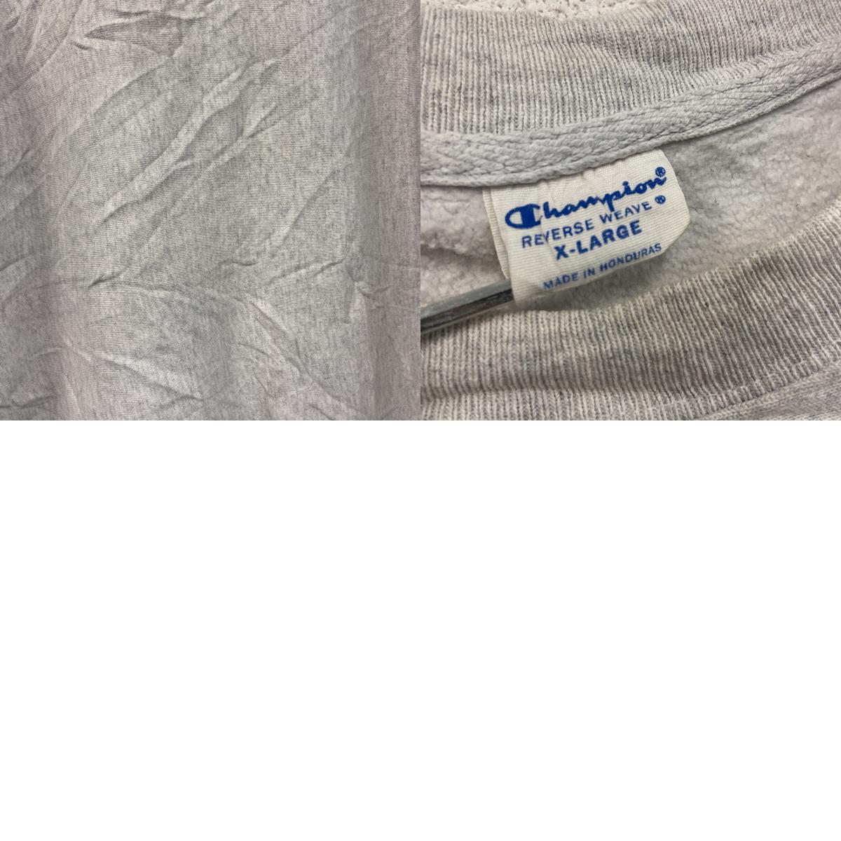 Champion　チャンピオン　リバースウィーブ　スウェット/トレーナー　アーチプリント　単色タグ　復刻　灰色　グレー　XLサイズ　古着