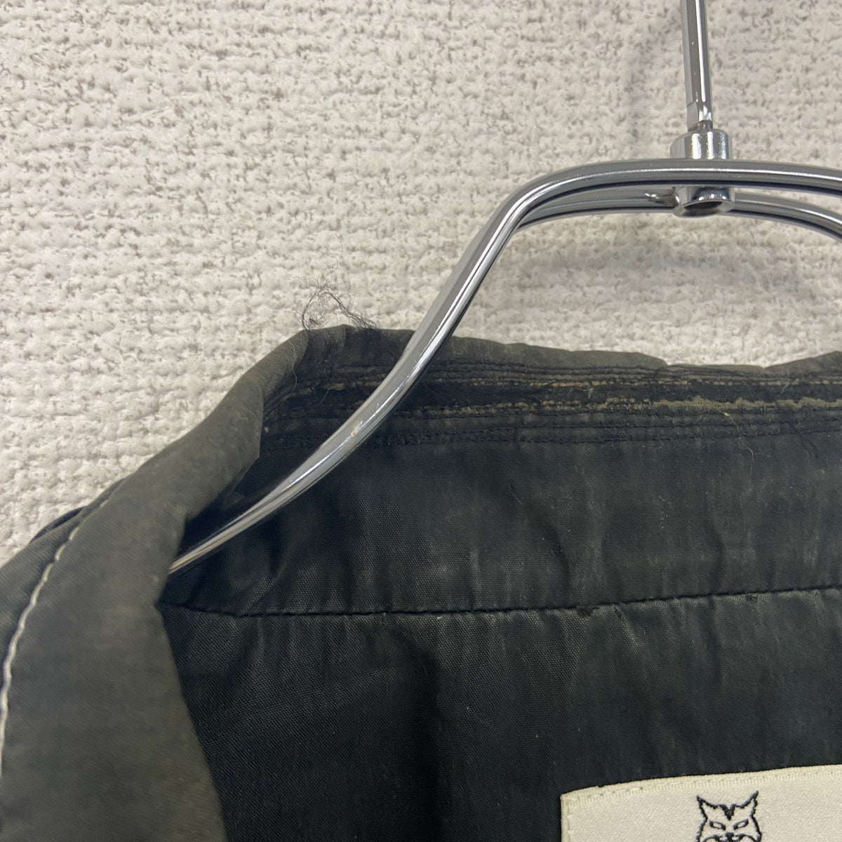 Lynx　リンクス　フルジップジャケット　カバーオール　フェード　黒　ブラック　Lサイズ ワークジャケット メンズ コットン 古着