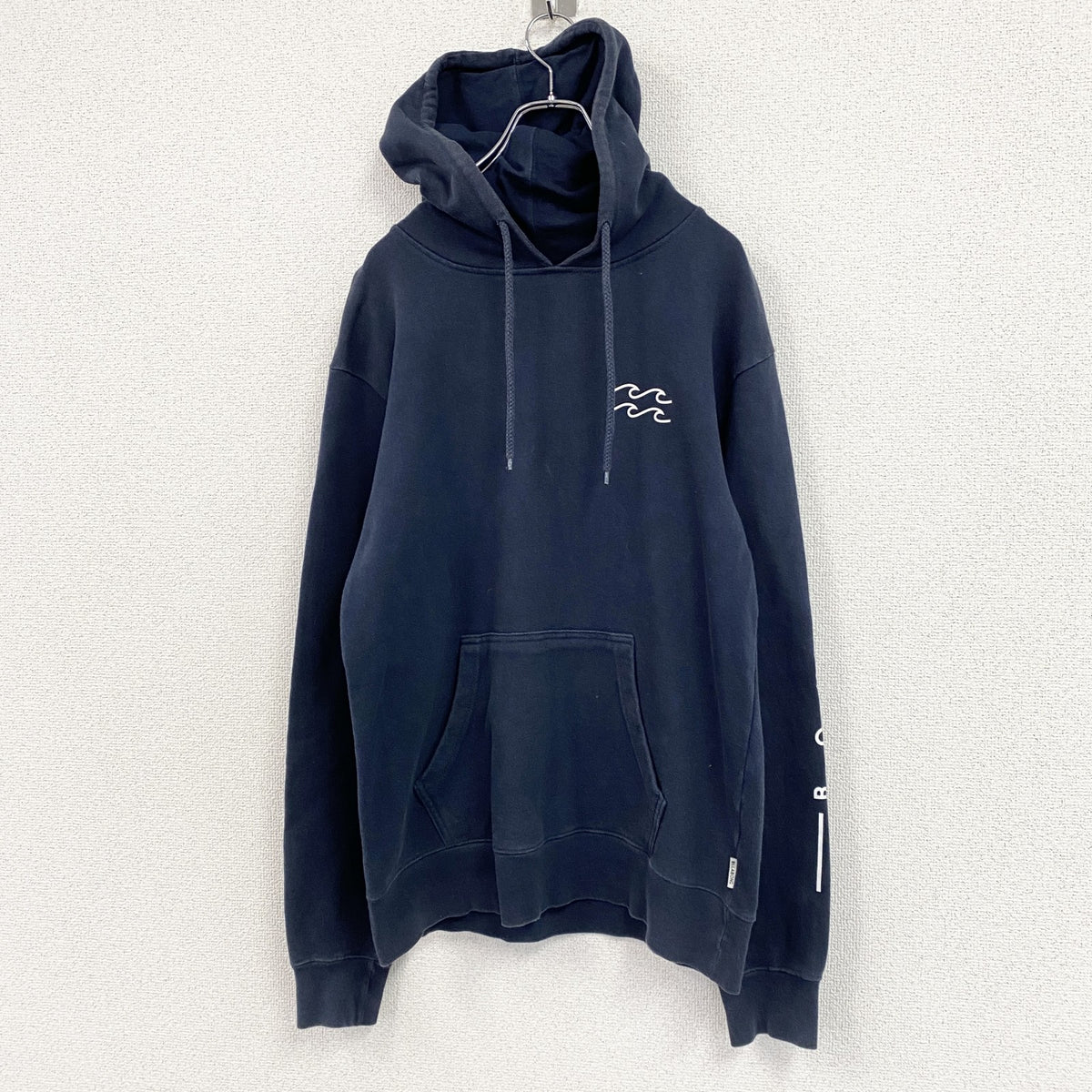 BILLABONG　ビラボン　スウェットパーカー/フーディー　紺　ネイビー　Lサイズ　古着