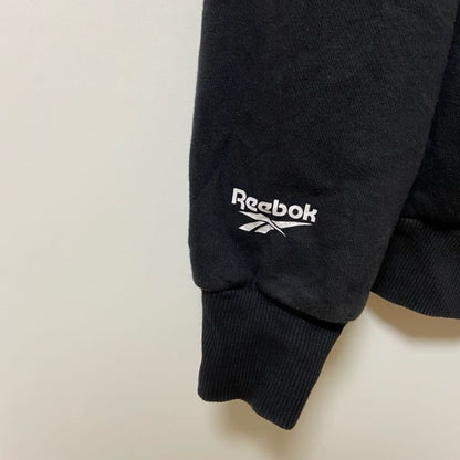 古着 used　Reebok リーボック　クラシック　長袖ロゴプリントスウェット　トレーナー　黒　ブラック　Lサイズ