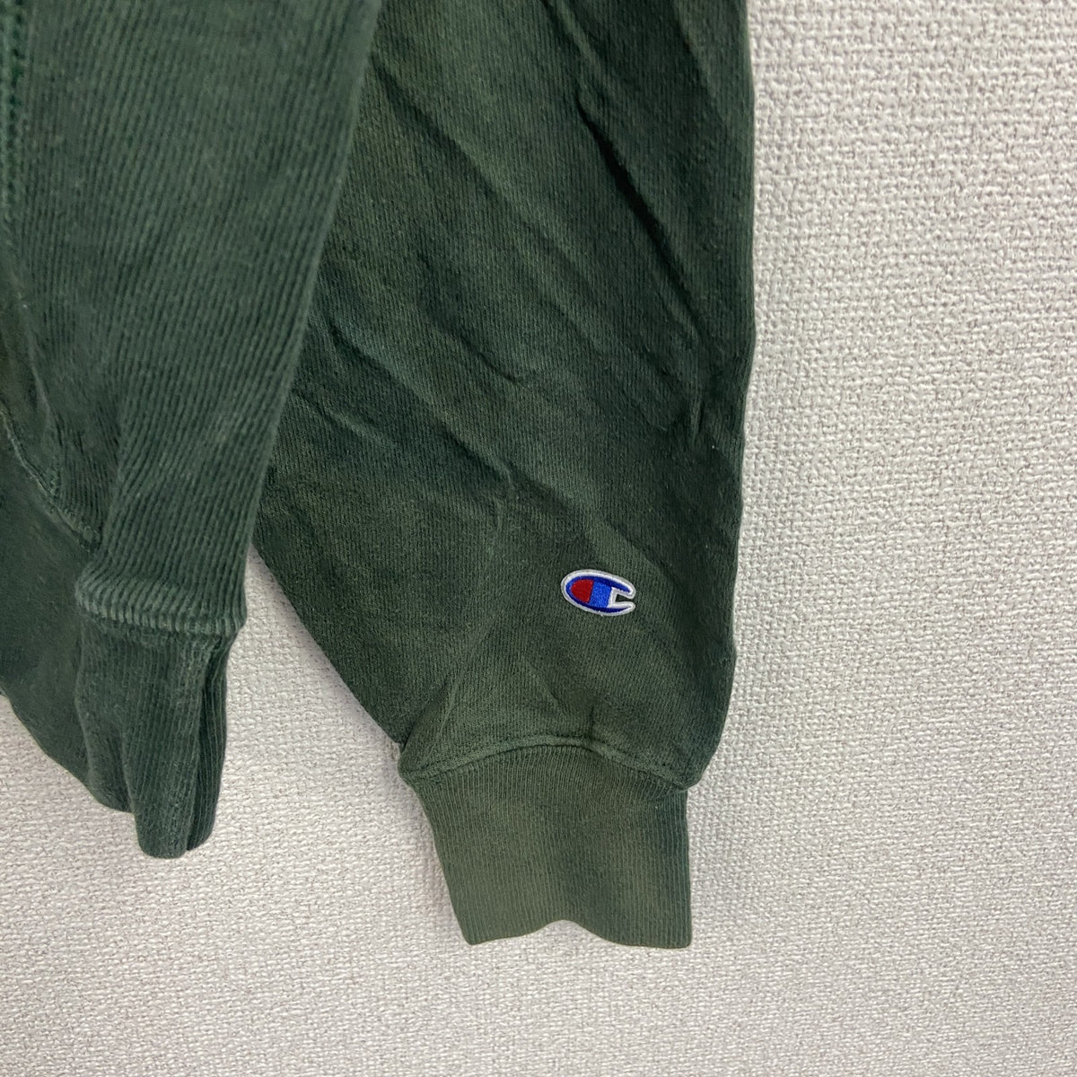 Champion　チャンピオン　リバースウィーブ　スウェット/トレーナー　緑　グリーン　Lサイズ スウェットトップス メンズ コットン 古着