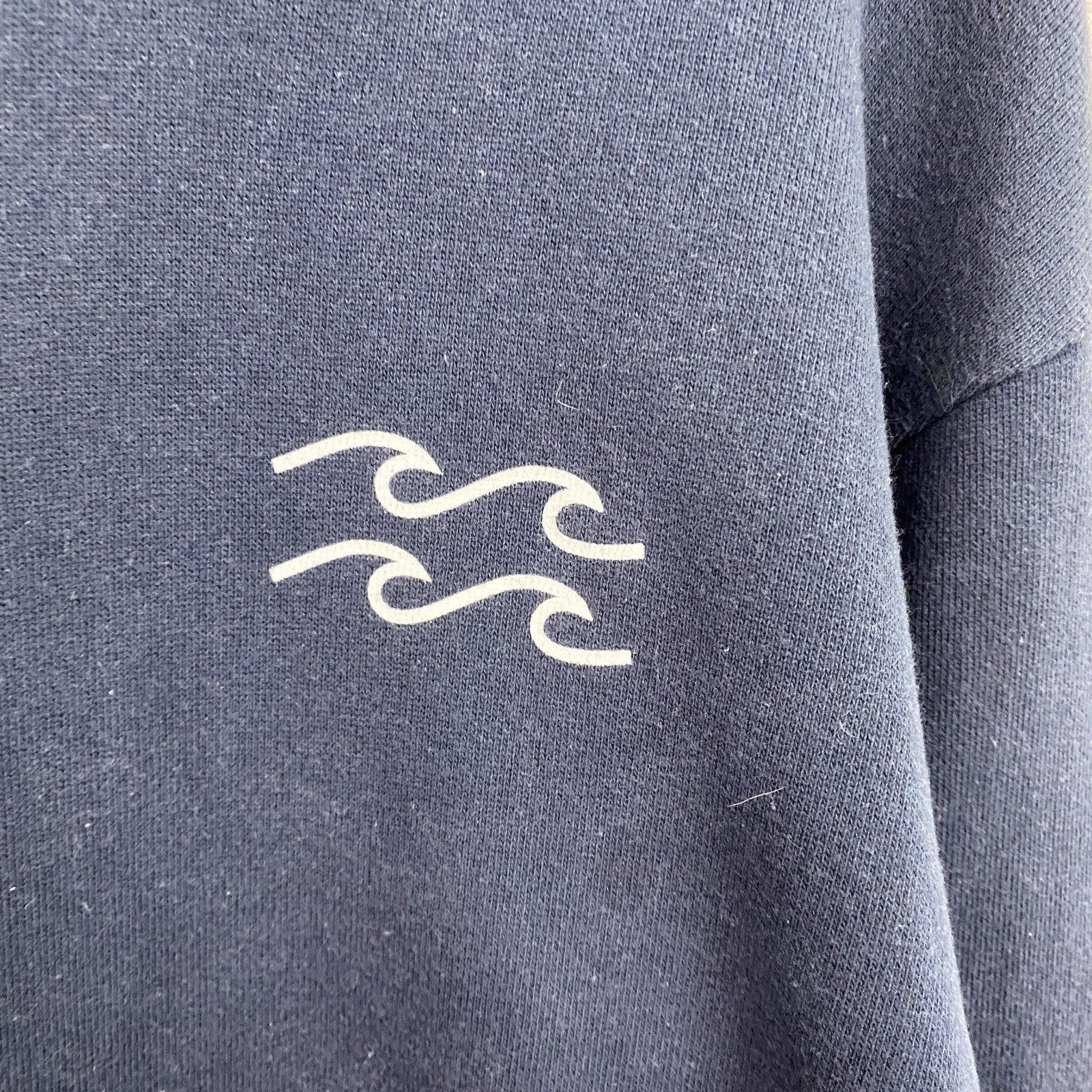 BILLABONG　ビラボン　スウェットパーカー/フーディー　紺　ネイビー　Lサイズ　古着