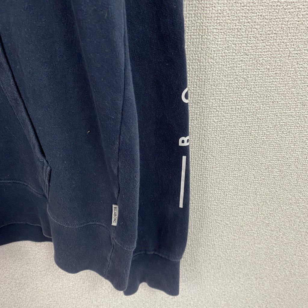 BILLABONG　ビラボン　スウェットパーカー/フーディー　紺　ネイビー　Lサイズ　古着