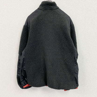 NIKE ACG　ナイキエーシージー　フルジップフリースジャケット　リバーシブル　黒　ブラック　赤　レッド　Mサイズ