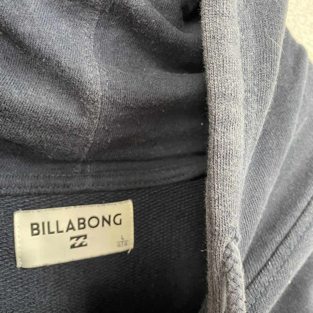 BILLABONG　ビラボン　スウェットパーカー/フーディー　紺　ネイビー　Lサイズ　古着