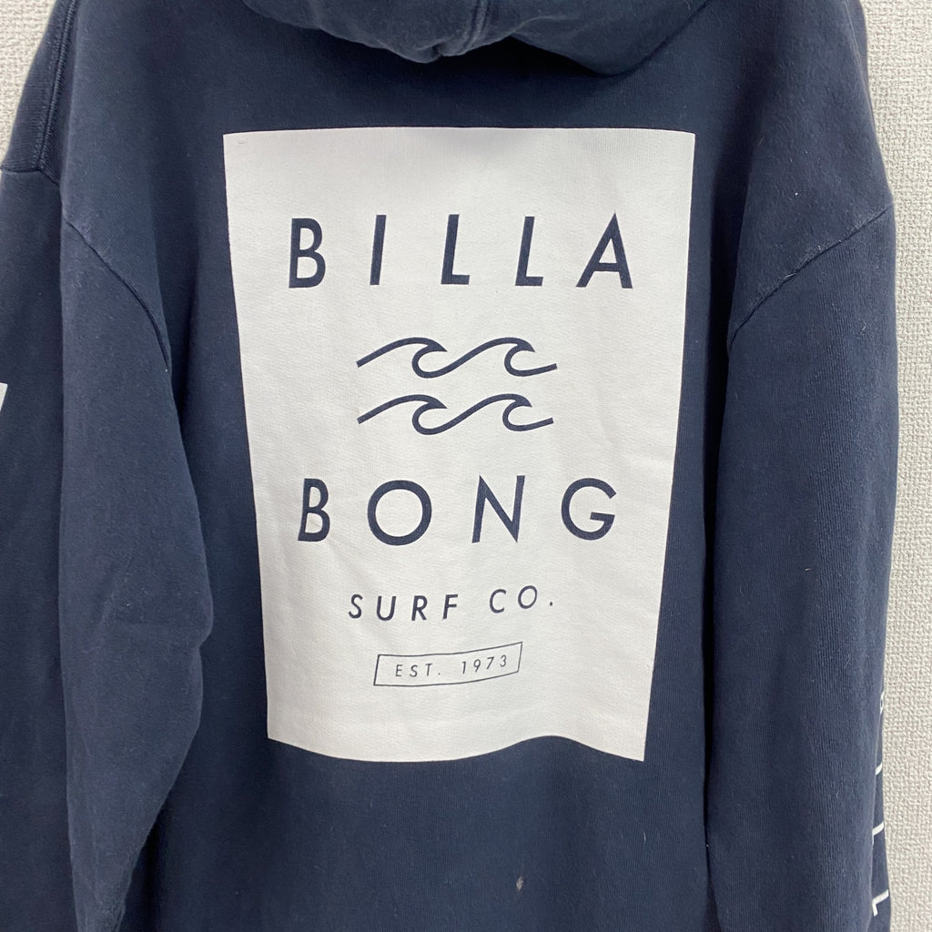 BILLABONG　ビラボン　スウェットパーカー/フーディー　紺　ネイビー　Lサイズ　古着