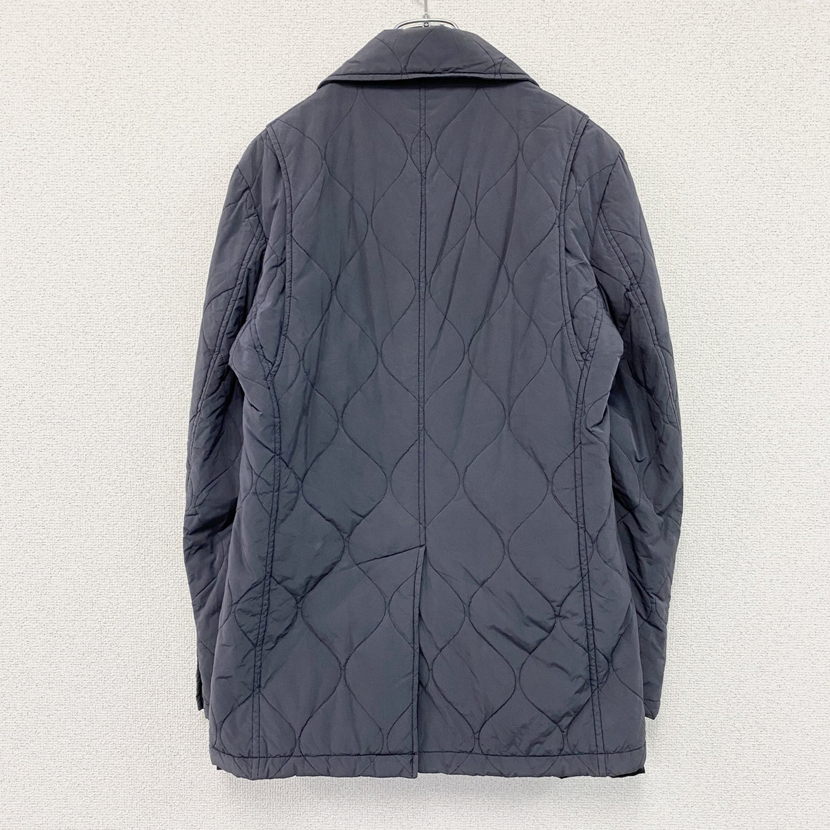 KATHARINE HAMNETT LONDON　キャサリンハムネットロンドン　キルティングジャケット　紺　ネイビー　Mサイズ　古着