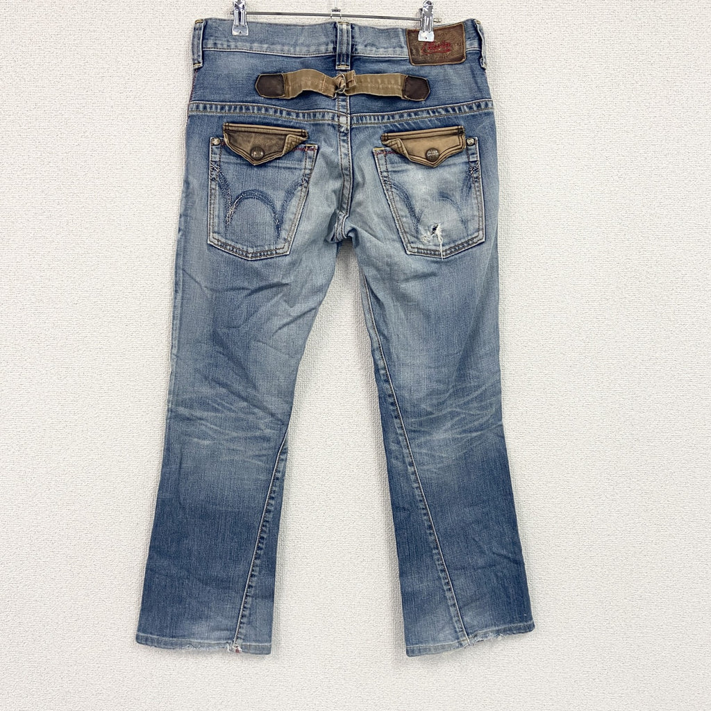 EDWIN　エドウィン　BLUE TRIP　デニムパンツ/ジーンズ　ジップフライ　インディゴ　W32サイズ　古着