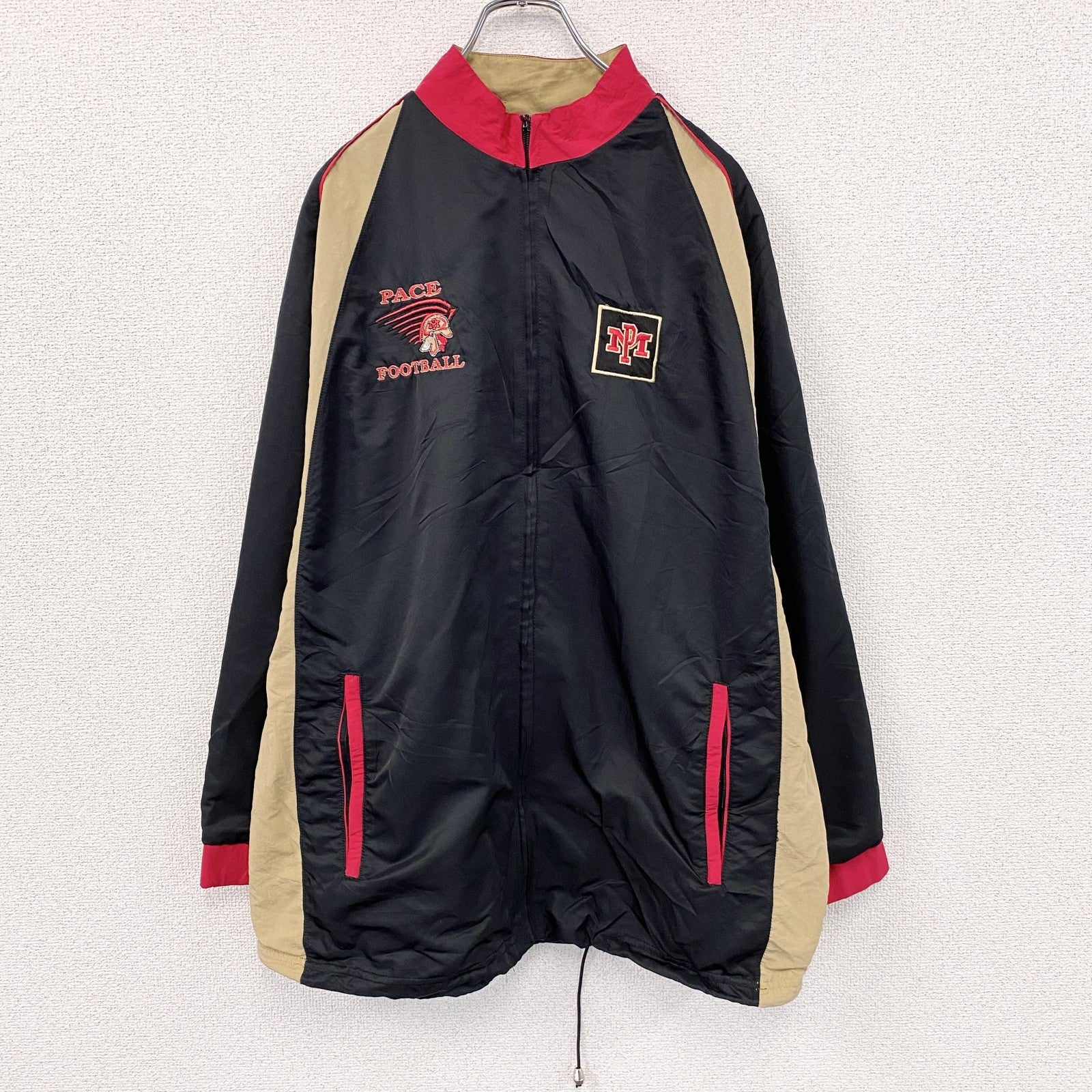 FERGO　フェルゴ　フルジップジャケット　黒　ブラック　Mサイズ　古着