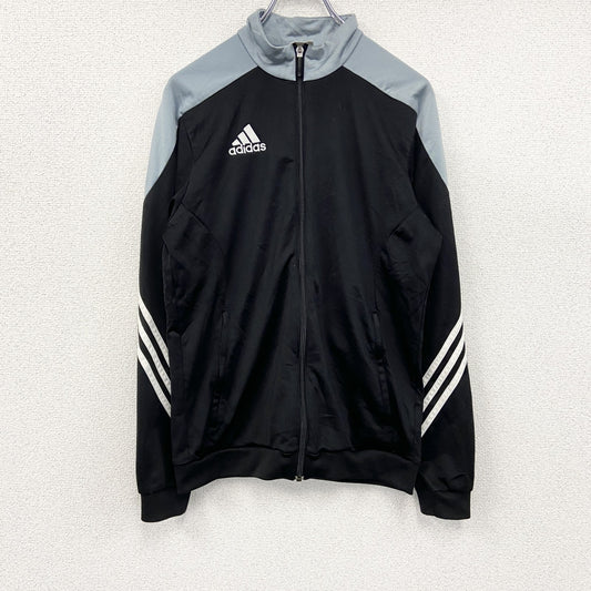 adidas　アディダス　トラックジャケット/ジャージ　パフォーマンスロゴ　黒　ブラック　Sサイズ