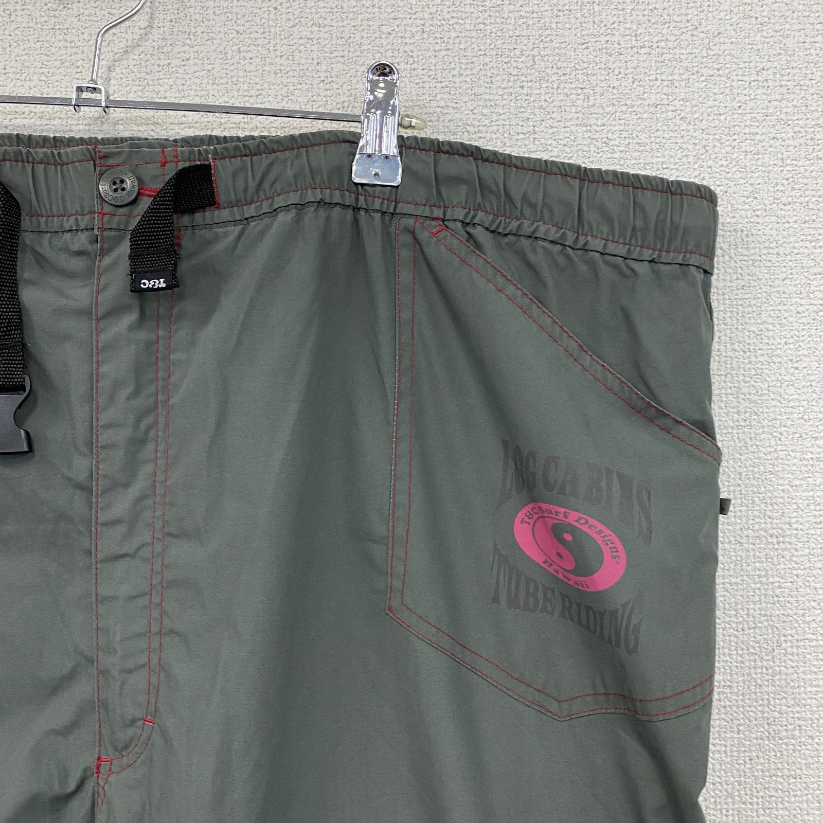 T＆C SURF DESIGNS　タウンアンドカントリー　カーゴパンツ　2WAY　グレー　灰色　５Lサイズ　　古着
