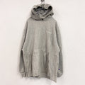 Champion　チャンピオン　リバースウィーブ　スウェットパーカー/フーディー　刺繍ロゴ　ワンポイント　現行　グレー　灰色　XLサイズ トレーナー スウェットトップス フード付き 古着