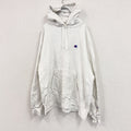 Champion　チャンピオン　リバースウィーブ　スウェットパーカー/フーディー　白　ホワイト　2XLサイズ　古着