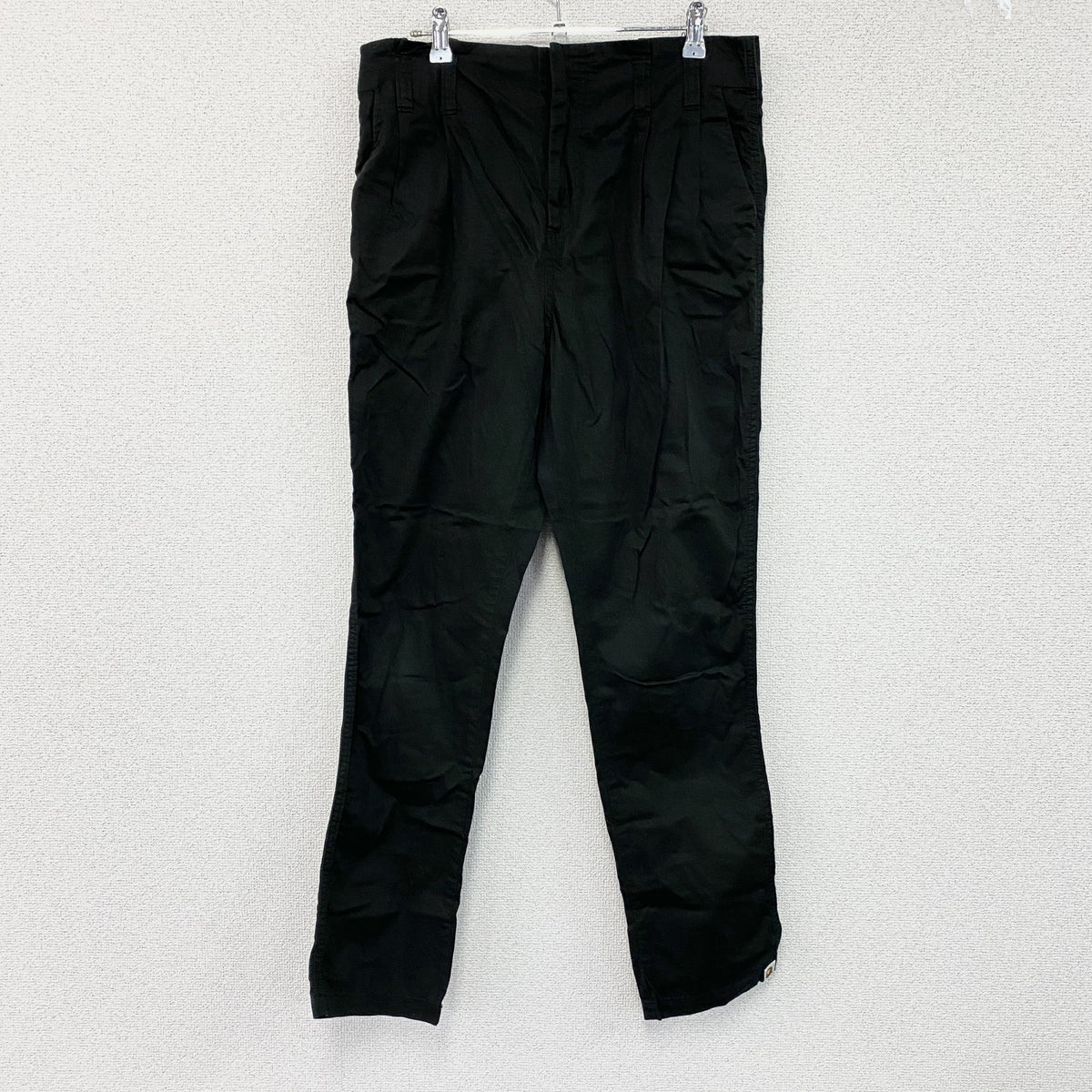 A Bathing Ape　アベイシングエイプ　ストレートパンツ　ジップフライ　黒　ブラック　Sサイズ　古着
