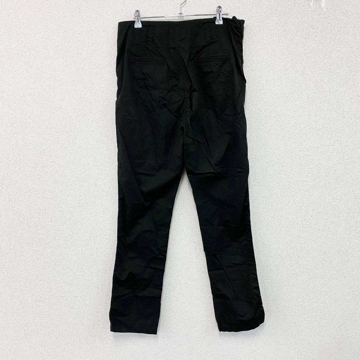 A Bathing Ape　アベイシングエイプ　ストレートパンツ　ジップフライ　黒　ブラック　Sサイズ　古着