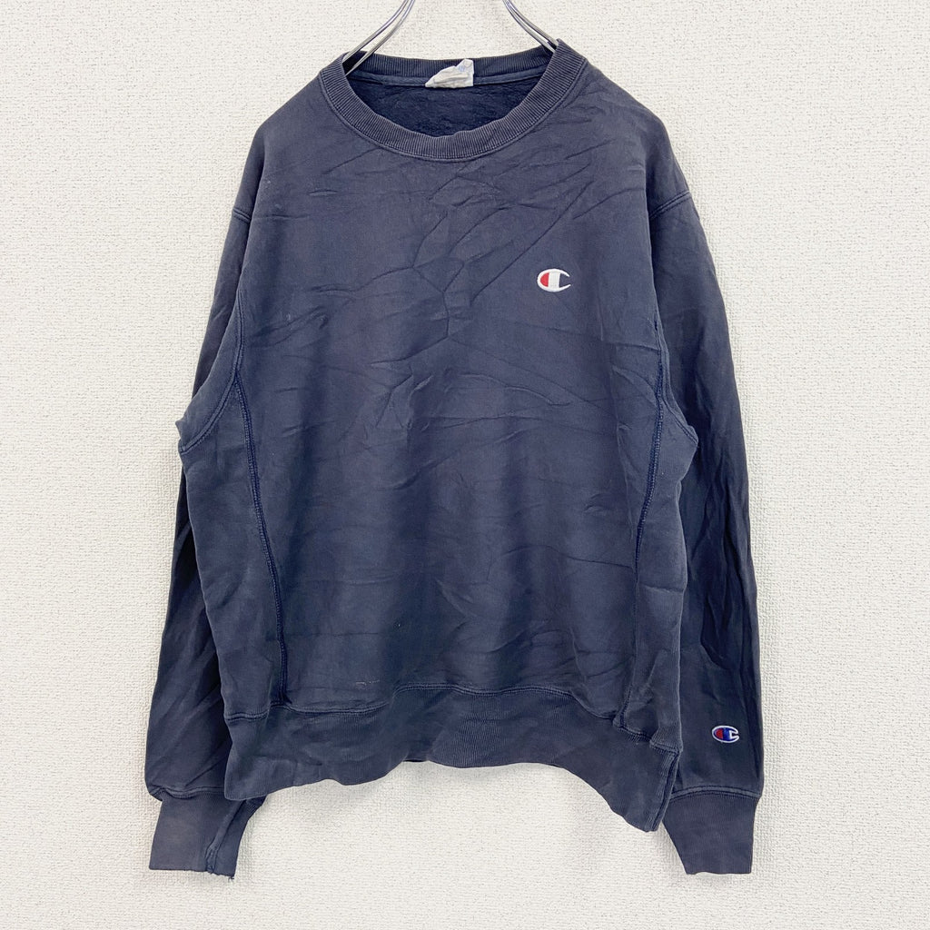 Champion　チャンピオン　リバースウィーブ　スウェット/トレーナー　紺　ネイビー　Mサイズ　古着