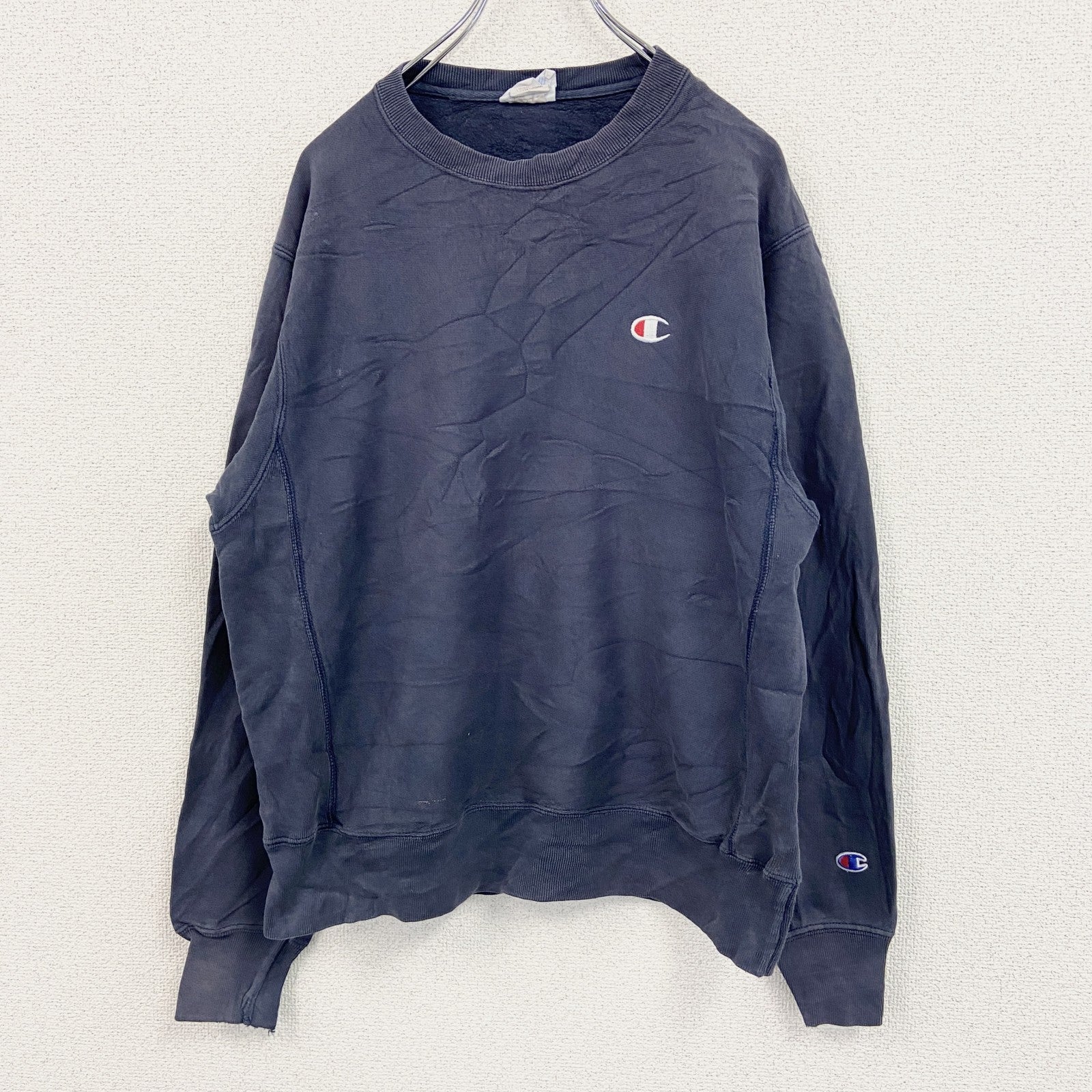 Champion　チャンピオン　リバースウィーブ　スウェット/トレーナー　紺　ネイビー　Mサイズ　古着