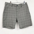 RVCA　ルーカ　ハーフパンツ/ショートパンツ　チェック柄　灰色　グレー　32サイズ　古着