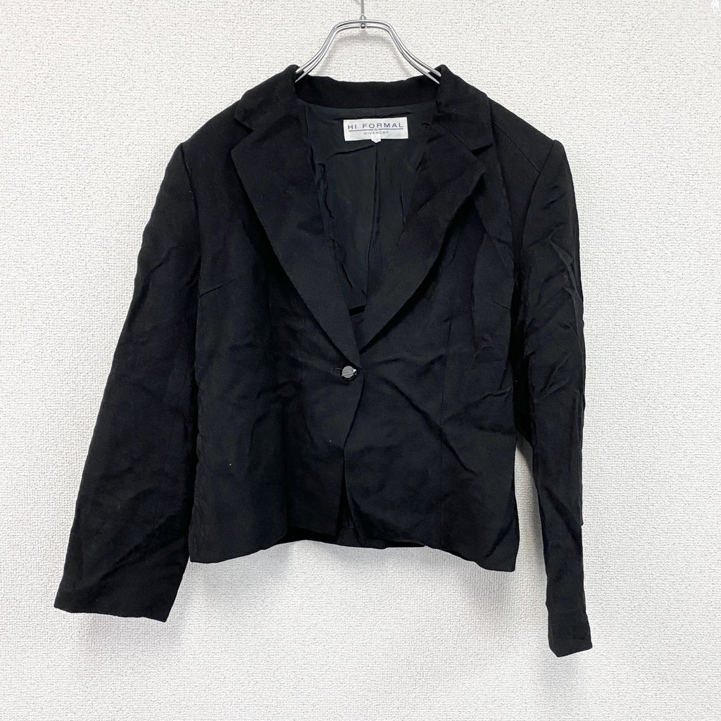 GIVENCHY　ジバンシィ　冠婚葬祭セットアップ/喪服　ワンピース　黒　ブラック　14サイズ　古着