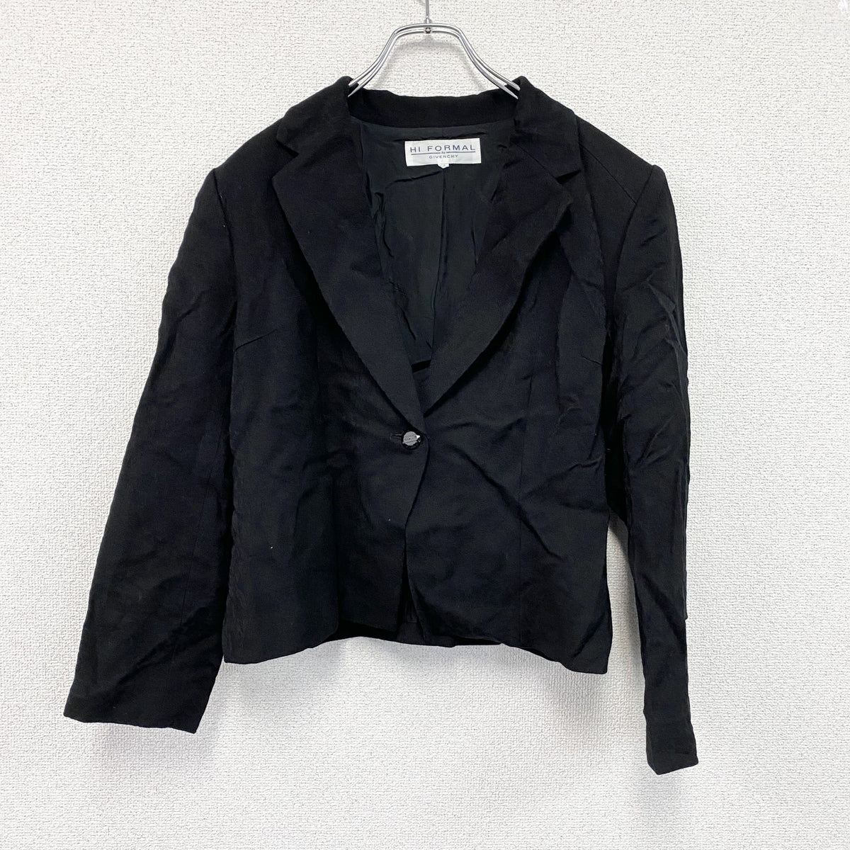 GIVENCHY　ジバンシィ　冠婚葬祭セットアップ/喪服　ワンピース　黒　ブラック　14サイズ　古着