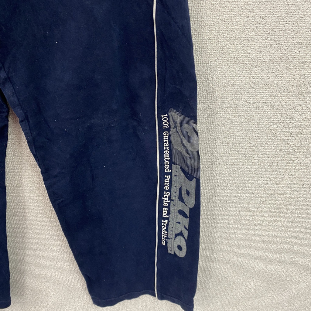 PIKO　ピコ　トラックパンツ/ジャージ　スウェットパンツ　デカロゴ　紺　ネイビー　LLサイズ　古着