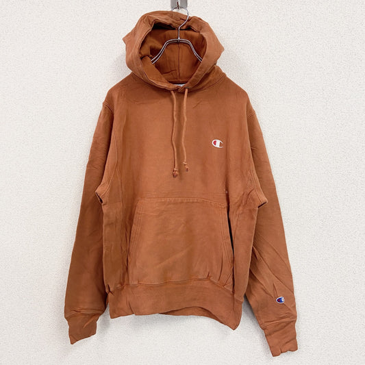 Champion　チャンピオン　リバースウィーブ　スウェットパーカー/フーディー　オレンジ　Sサイズ
